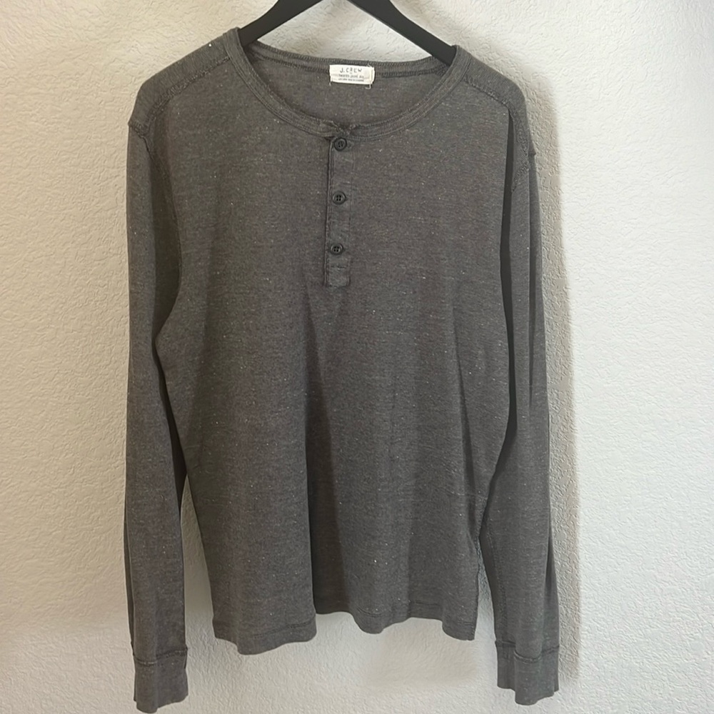 J.Crew Henley in twisted Jaspe